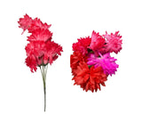 Plastic Artificial Flowers – Faux Home Decor Blooms, Assorted Colours