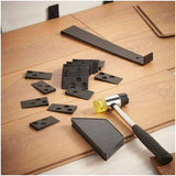 Laminate Flooring Installation Kit with Mallet, Pull Bar, Tapping Block and Spacers – DIY Floor Fitting Tools