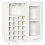 White sideboard wine cabinet