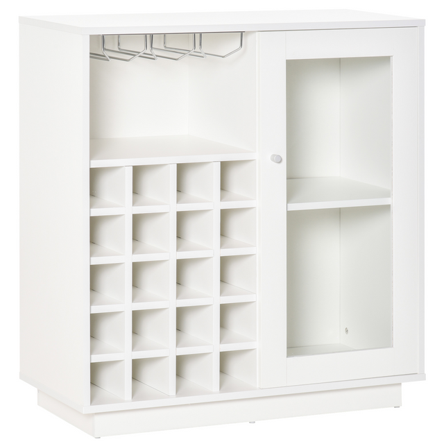 White sideboard wine cabinet