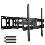 LEADZM TMDS-101 Double Pendulum TV Wall Mount for 32-70 Inch TVs with Tilt – 50kg Capacity, Black