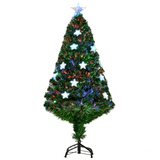 4ft pre-lit fibre optic Christmas tree with star lights