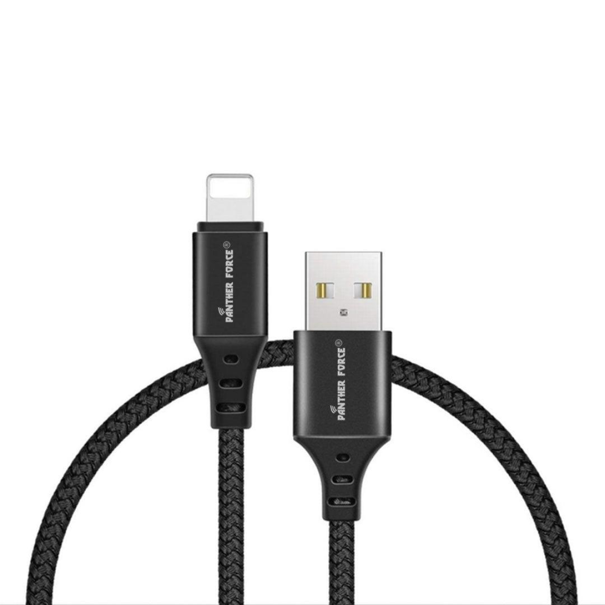 Panther Force 3A 1M Lightning Cable for iPhone – Fast Charging and Seamless Data Transfer