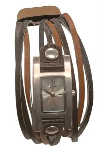 Spirit Ladies Fashion Watch – Light Blue Dial, Leather Strap, ASPL16 (Clearance, Needs New Battery)