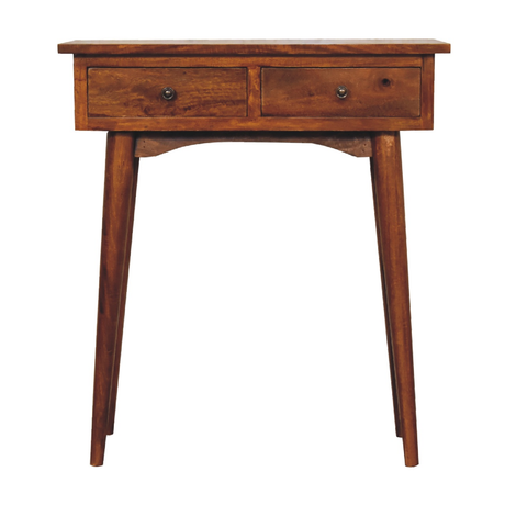 Artisan mini chestnut hallway console
