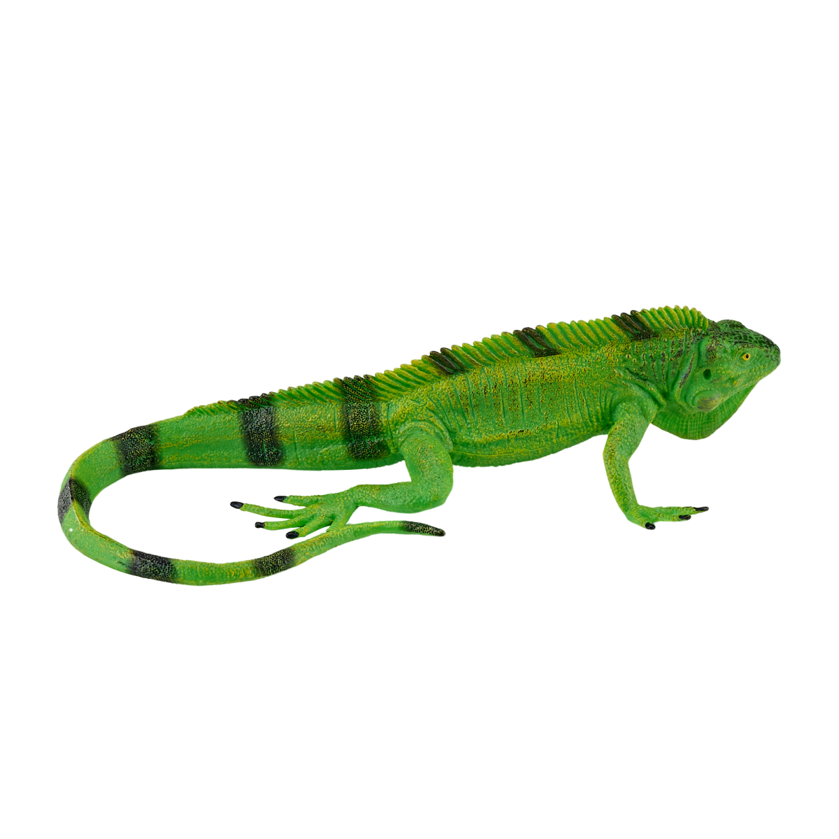 Mojo Iguana Figurine, Hand-Painted Realistic Reptile Toy