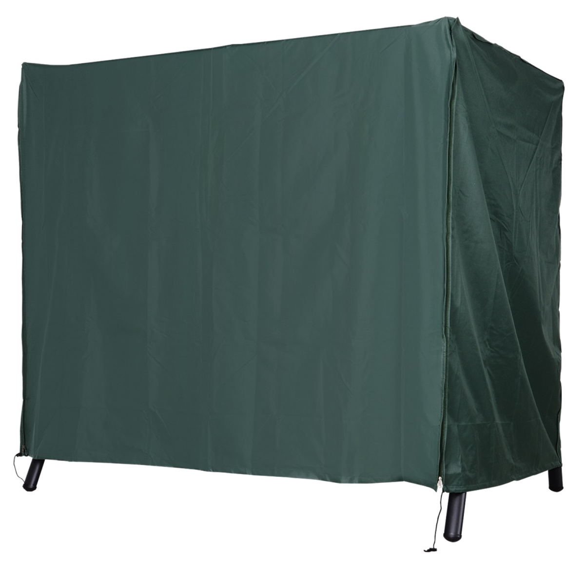 Outsunny 600D Oxford Waterproof Swing Chair Cover with Drawstring & Zip – Garden Weather Protection, Green