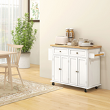 Modern kitchen storage cabinet with drawers