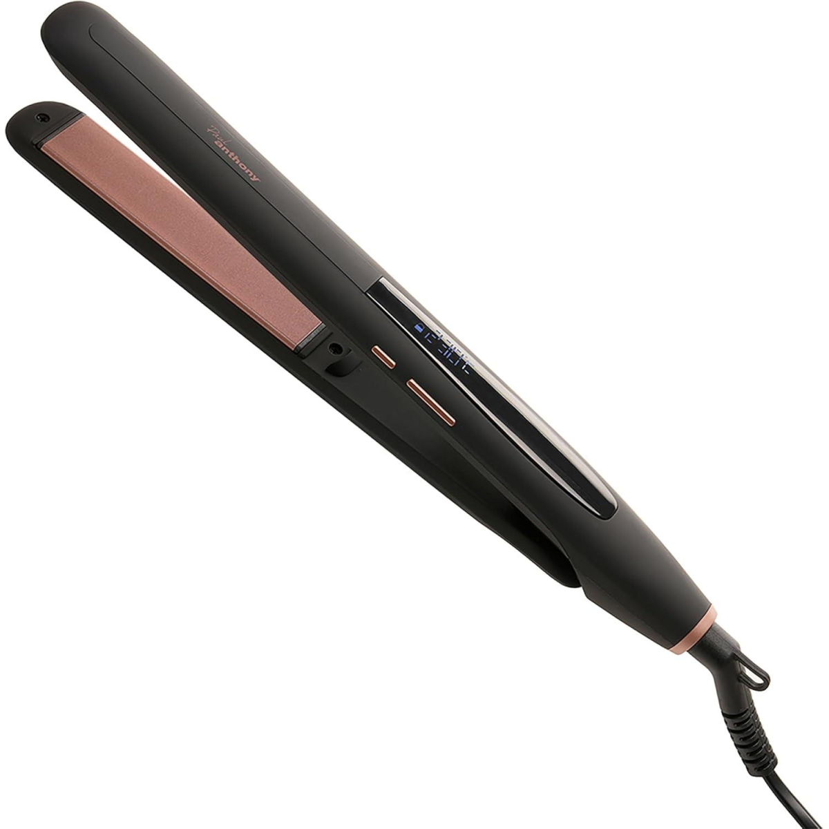 Paul Anthony StylePro Ceramic Hair Straightener with Keratin – 9 Heat Settings, LED Display, 360 Swivel Cord