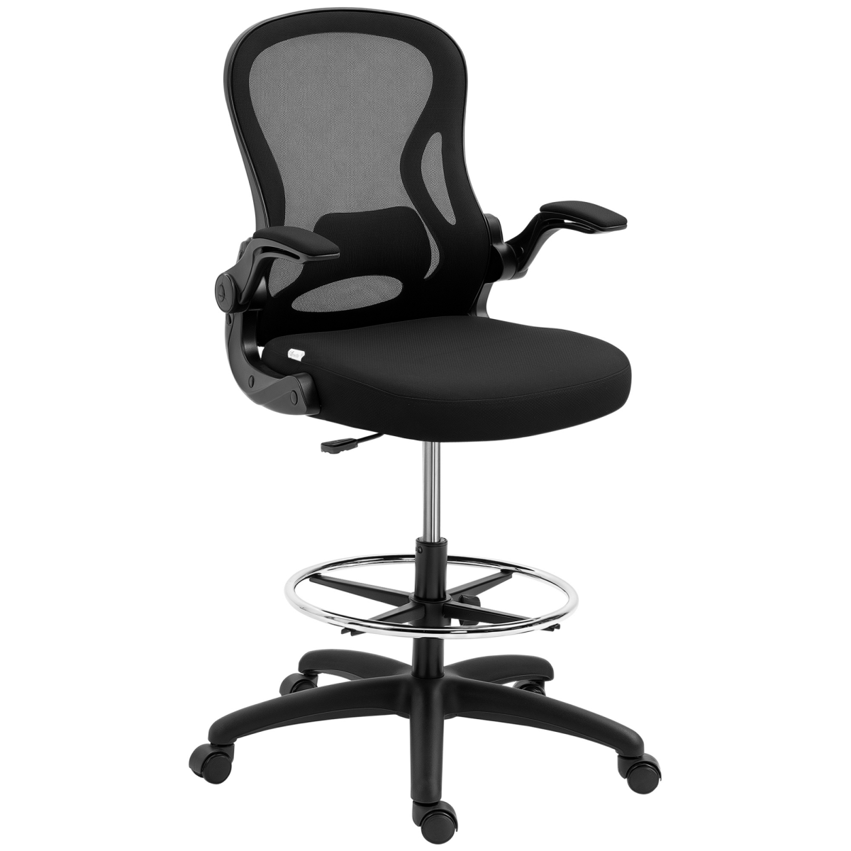 Vinsetto draughtsman chair black