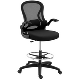 Vinsetto draughtsman chair black