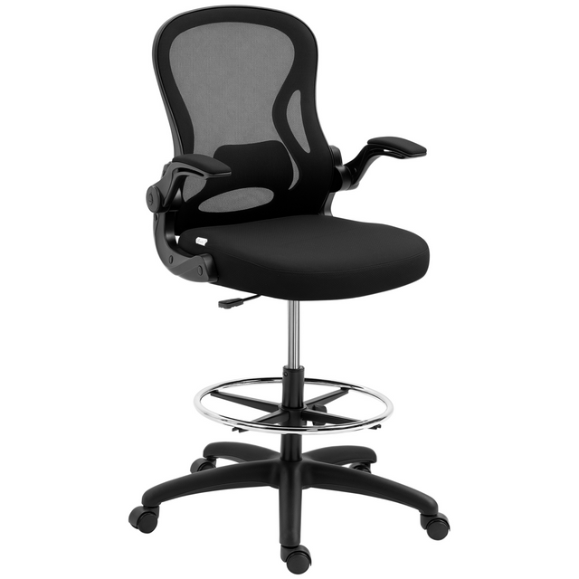 Vinsetto draughtsman chair black