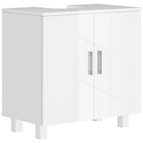 HOMCOM white under sink cabinet