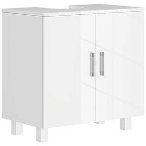 HOMCOM white under sink cabinet
