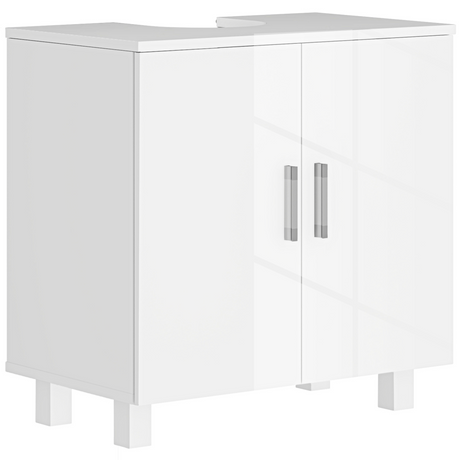 HOMCOM white under sink cabinet