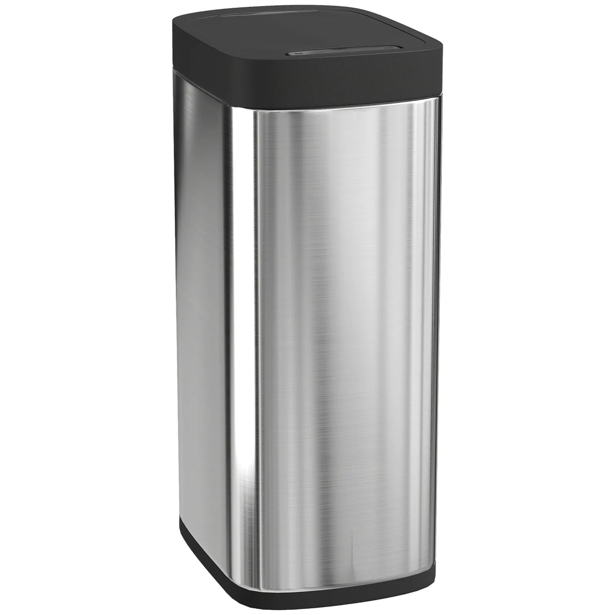 HOMCOM 50L Automatic Sensor Kitchen Bin with Manual Override – Touchless, Battery Operated, Inner-Bucket-Free