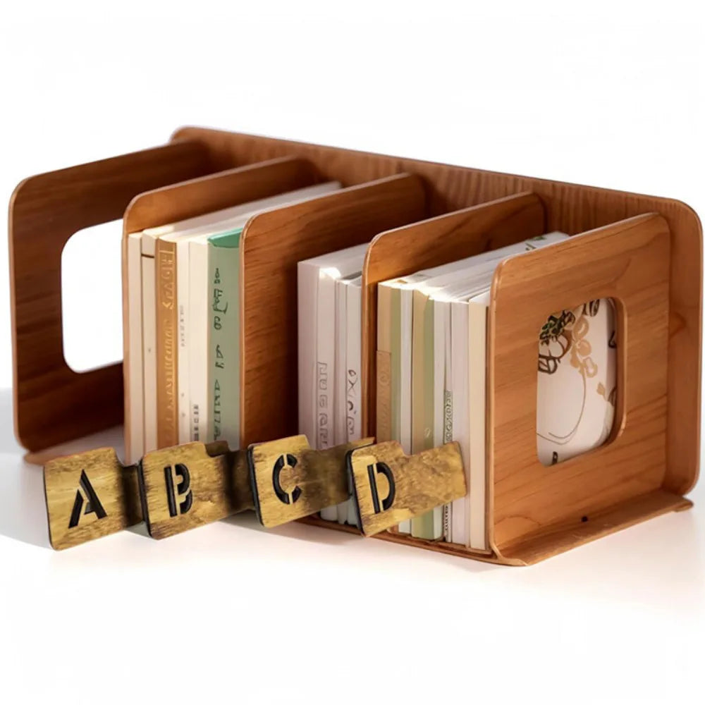 Set of 26 Wooden Vinyl Record Dividers A–Z – Laser-Cut LP Organiser for Alphabetical Music Storage