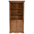 Artwork mango wood large corner bookcase