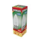 Eveready S17375 LED Candle Bulbs, B22 Bayonet, 7.3W (60W Equivalent) 806lm Warm White – Pack of 5