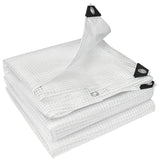 Outsunny 4 x 6m Waterproof Tarpaulin, 140GSM Heavy-Duty Tear-Resistant PE Tarp with Reinforced Grommets – UV-Protected Cover