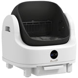PawHut Self-Cleaning Cat Litter Tray with Top Opening, Infrared Sensors and 8L Waste Bin – Quiet, Automatic