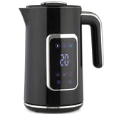 HOMCOM 1.7L 3000W Electric Kettle with LED Display, Adjustable Temperature & Keep Warm – Fast Boil Water Kettle, Black