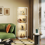 4-Tier Display Shelf LED Floor Lamp, 3000K Warm White