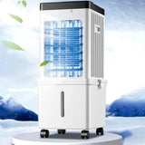 Portable 12L Evaporative Air Cooler with Remote, 3 Speeds & 7-Hour Timer – Humidifier Fan for Home & Office