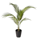 Artificial Areca Palm Tree, 70cm in Black Pot – Low-Maintenance Tropical Greenery for Home & Office