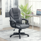 Charcoal grey executive office chair