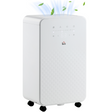HOMCOM 10L dehumidifier with air purifier
