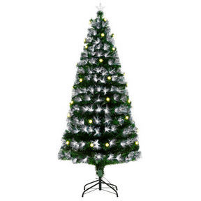 6ft pre-lit Christmas tree with star topper