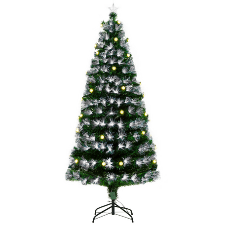 6ft pre-lit Christmas tree with star topper