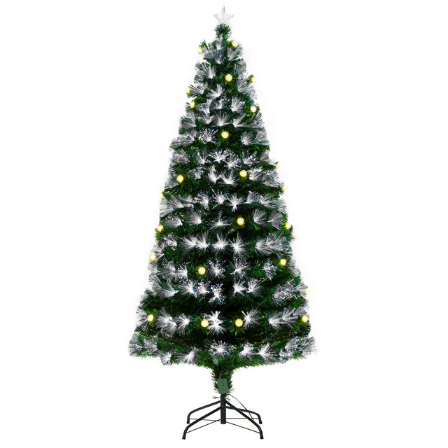 6ft pre-lit Christmas tree with star topper