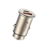WYEFLUX 30W Compact In-Car Charger with USB-A and USB-C Ports – High Power Fast Charging
