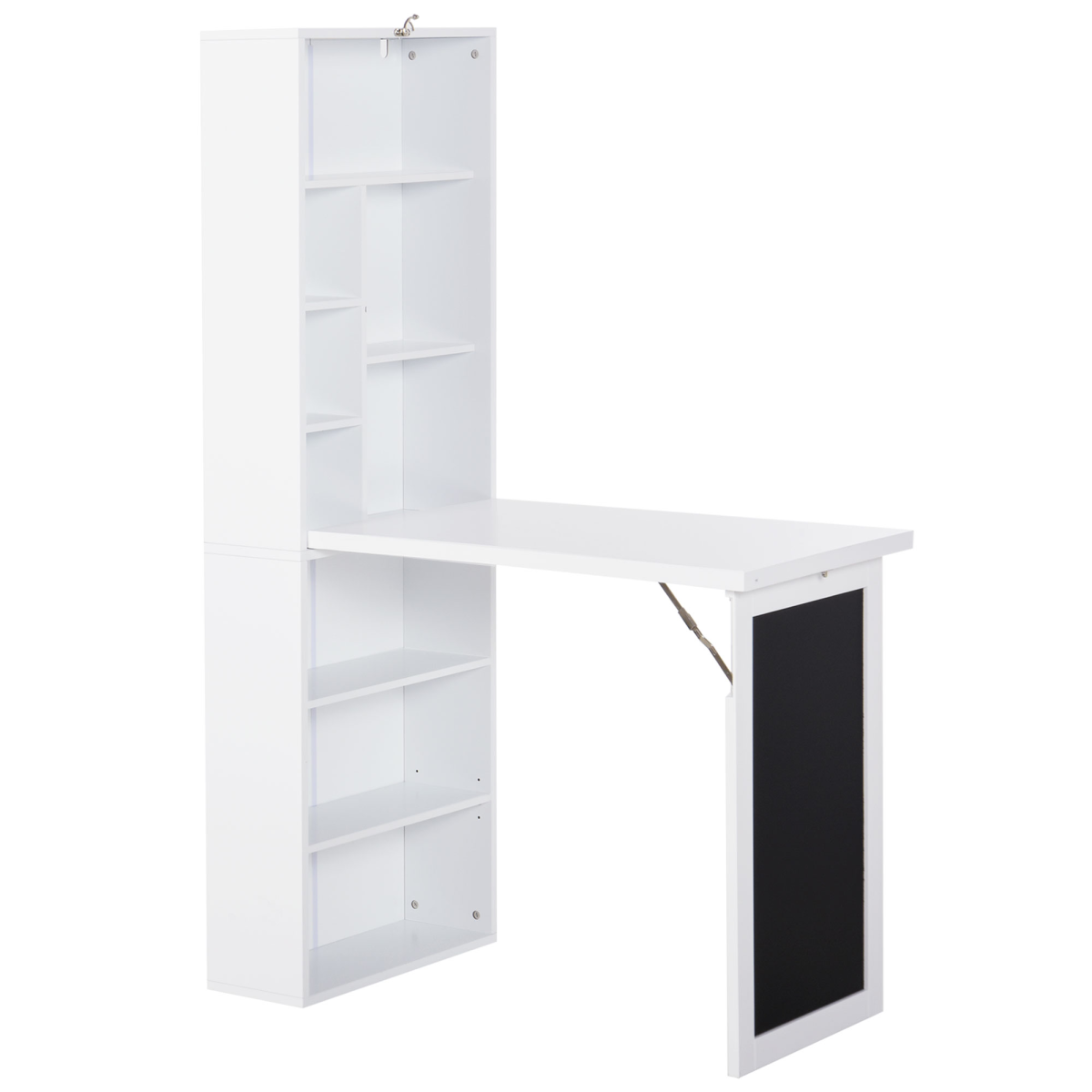 Folding convertible desk with blackboard