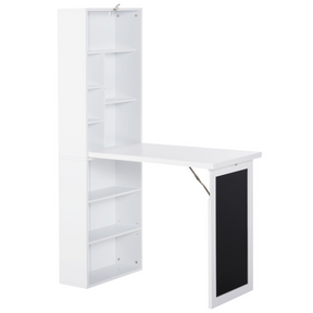 Folding convertible desk with blackboard