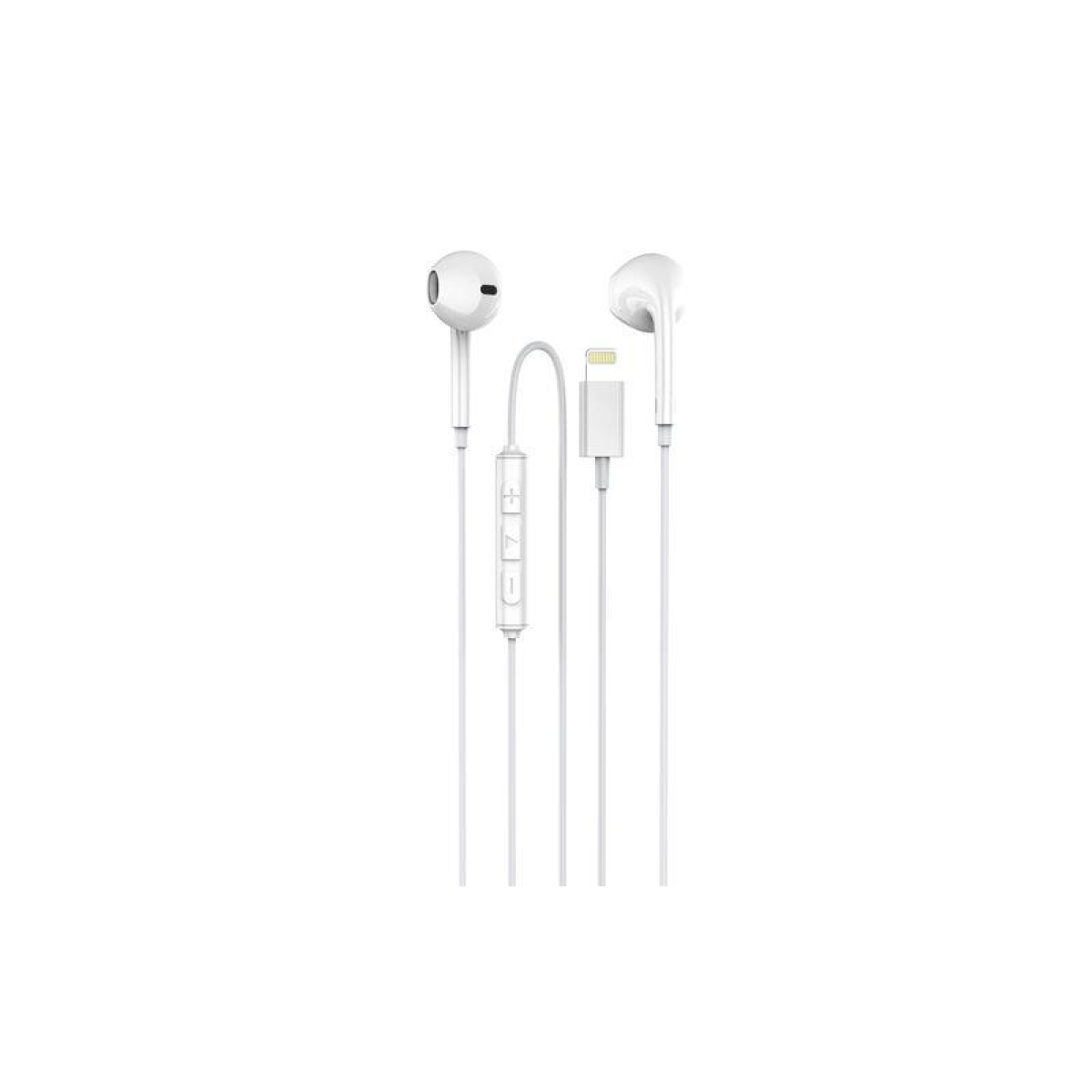 WYEWAVE 8-Pin Stereo Wired Earphones with HD Sound, Voice Calling & Volume Control, 1m Cable