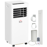 HOMCOM white 765W portable air conditioner