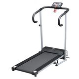 HOMCOM 1.25HP Motorised Folding Treadmill with LCD Display, up to 10 km/h – Home Running Machine