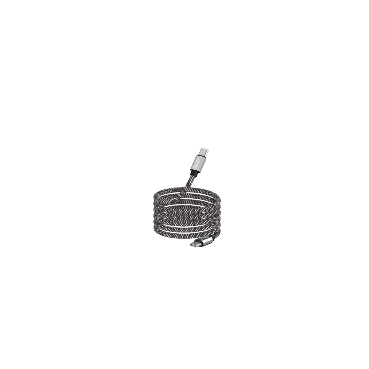 WYEFLOW USB-C to USB-C Magnetic 100W Ultra Fast Charging & Data Cable – Braided, 1m, Black