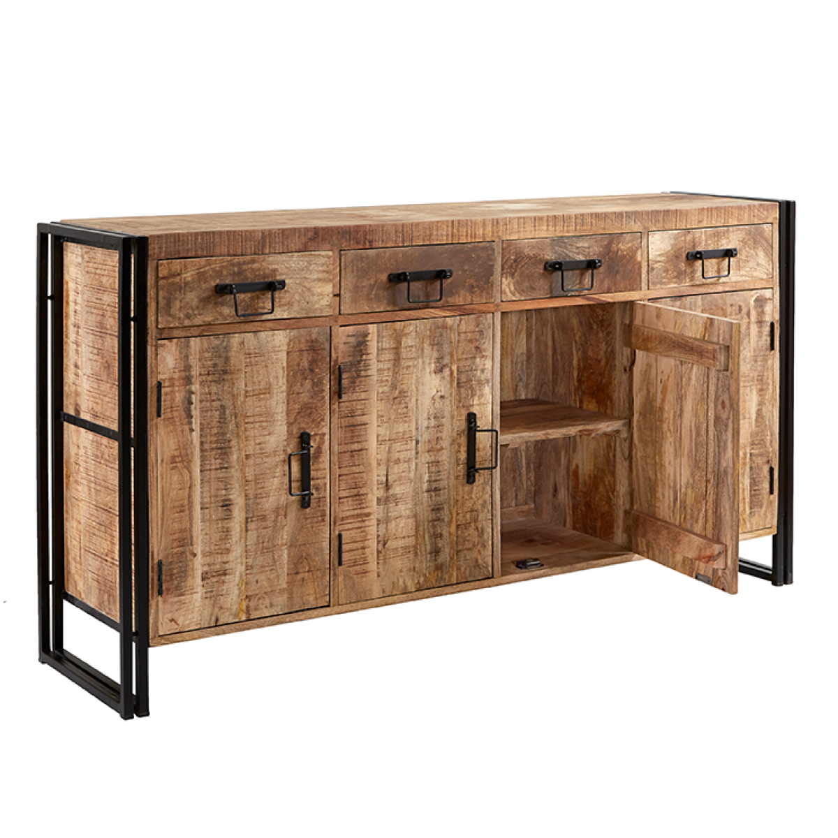 Cosmo industrial extra large mango wood sideboard