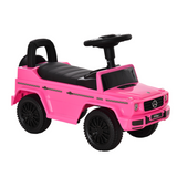 HOMCOM Mercedes-Benz G350 Kids Sliding Ride-On Car with Under-Seat Storage – 3-in-1 Toddler Push Car, Pink