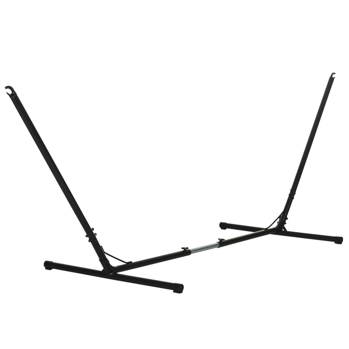 Outsunny 12ft (3.8m) Adjustable Heavy-Duty Metal Hammock Stand – Universal Fit for Garden & Camping