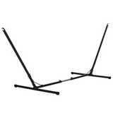 Outsunny 12ft (3.8m) Adjustable Heavy-Duty Metal Hammock Stand – Universal Fit for Garden & Camping
