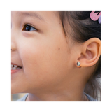 Cat Stud Earrings in 304 Stainless Steel – Hypoallergenic Cat Lover Gift with Black Gift Box