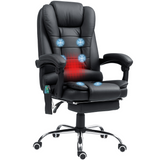 Vinsetto heated massage office chair black