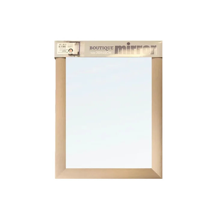 Large Plastic Framed Boutique Wall Mirror – Home Decor Mirror, Assorted Colours