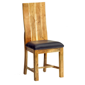 Metropolis industrial dining chairs set of 2