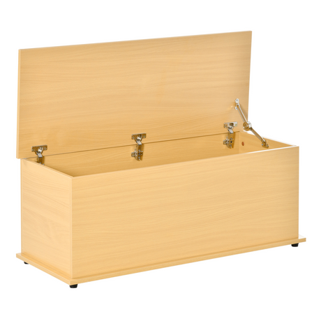 Burlywood storage chest with lid
